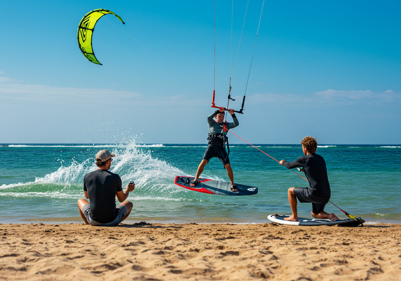 Kite Surfing: Water Sport with a Kite