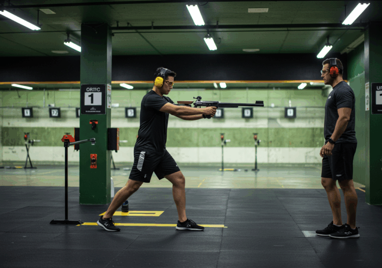 Shooting: Requires Mental Focus & Calmness