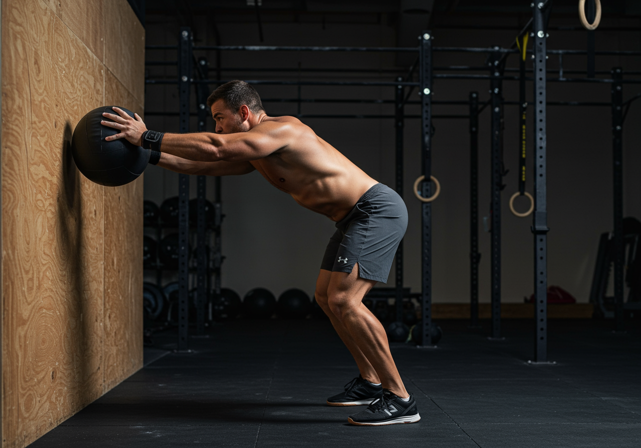 Wall Ball Shots: Full-Body Coordination & Endurance