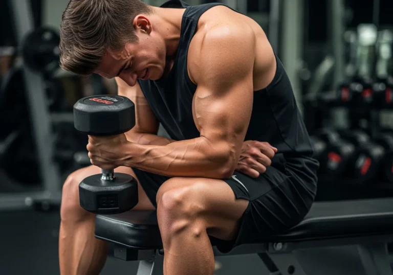Concentration Curl Guide: The Peak Contraction Science, EMG Research, and How to Fix Underdeveloped Bicep Peak