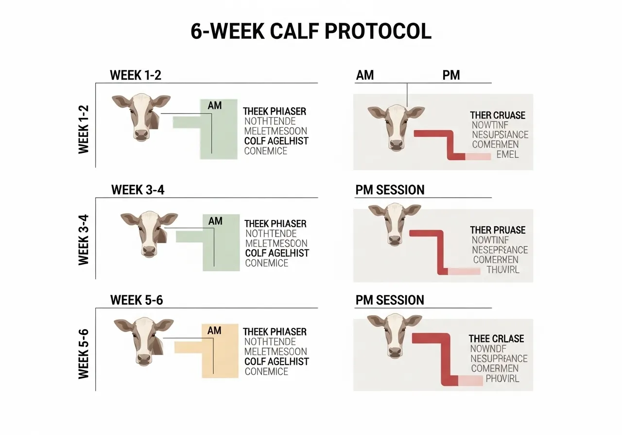6 week calf achilles protocol three phases tissue quality loaded work maintenance eccentric heel drops