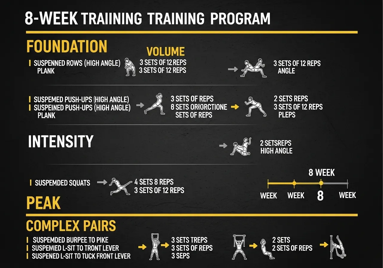 8-week mobility program four phases baseline volume end-range strengthening integration