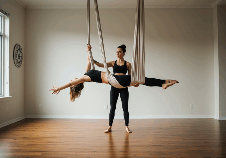 Aerial Yoga: Unique Yoga in the Air