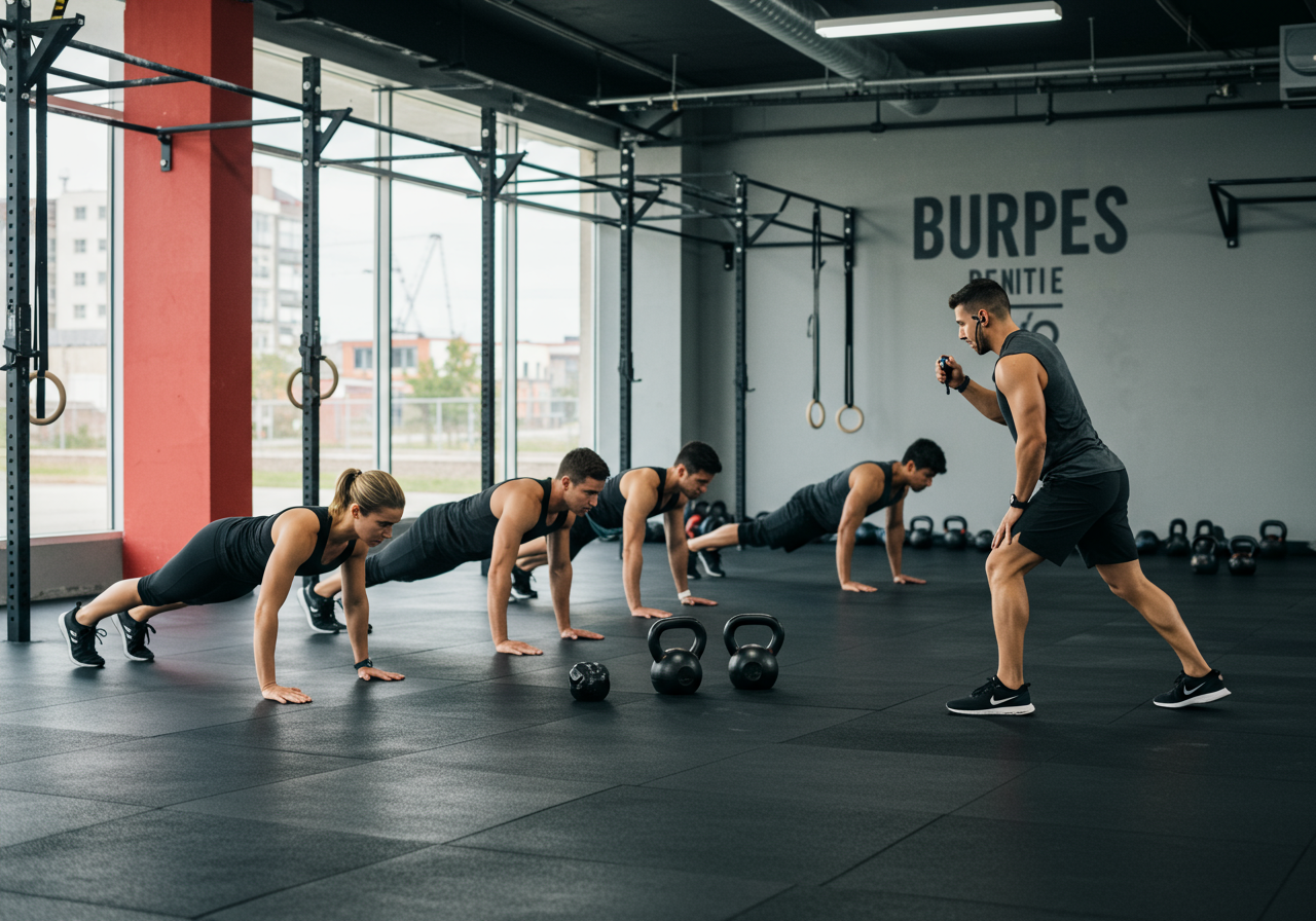 Burpees: Full-Body Cardio & Strength Mix