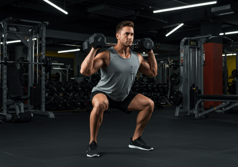 Dumbbell Squats: Lower Body with Dumbbells