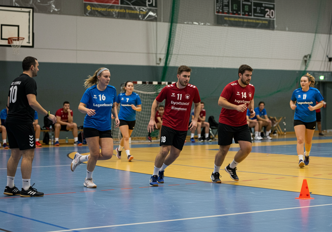 Handball: Requires Speed and Agility