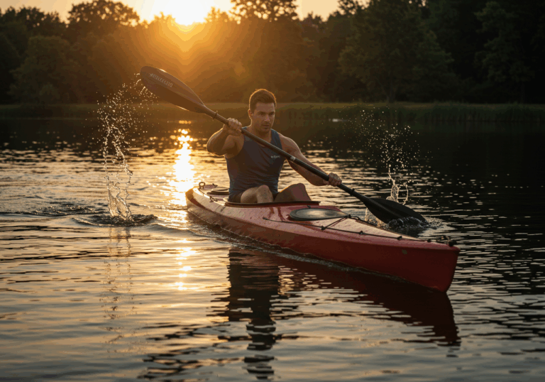 Kayaking: Arm Strength for Gliding on Water