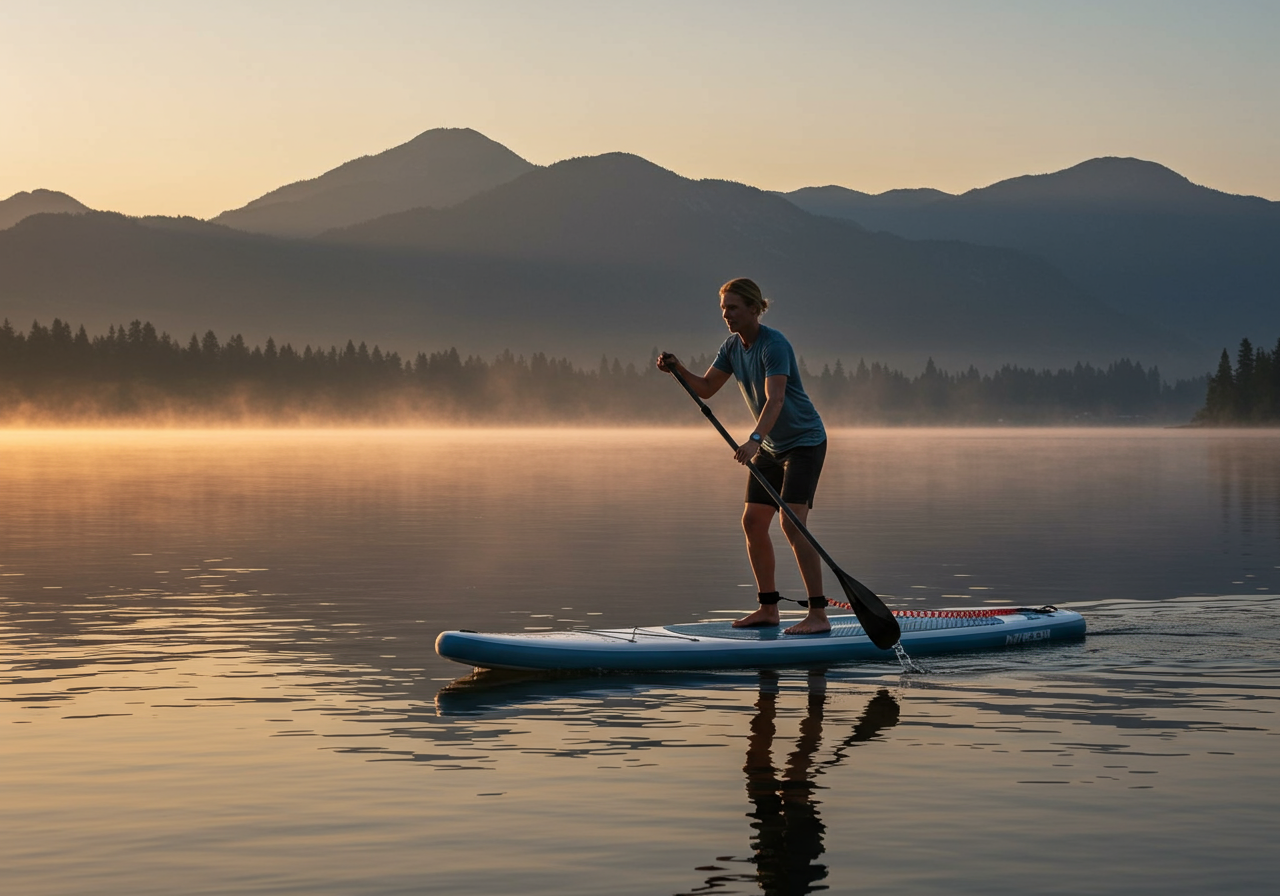 Paddleboarding: Unique Standing Water Sport
