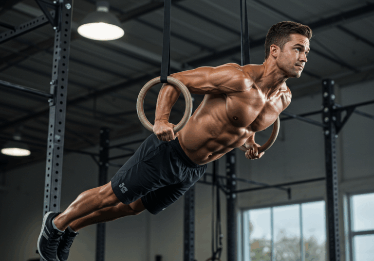 Ring Rows: Back Exercise Requiring Stability