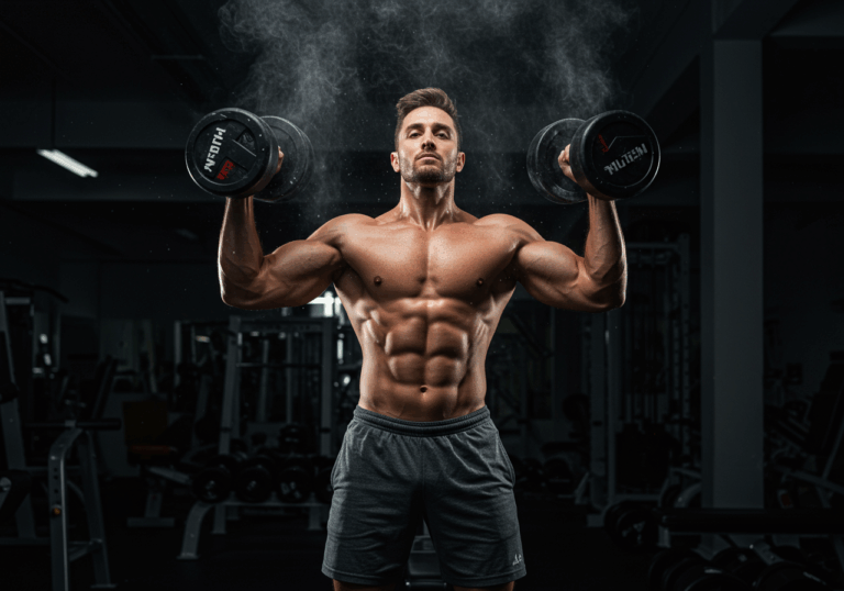 Shrugs: Build Trapezius Muscles