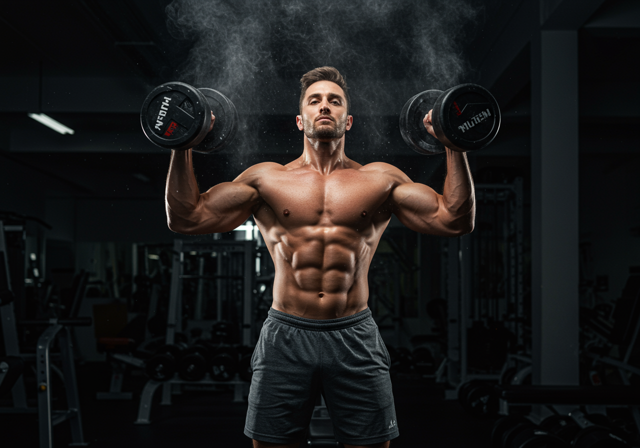 Shrugs: Build Trapezius Muscles