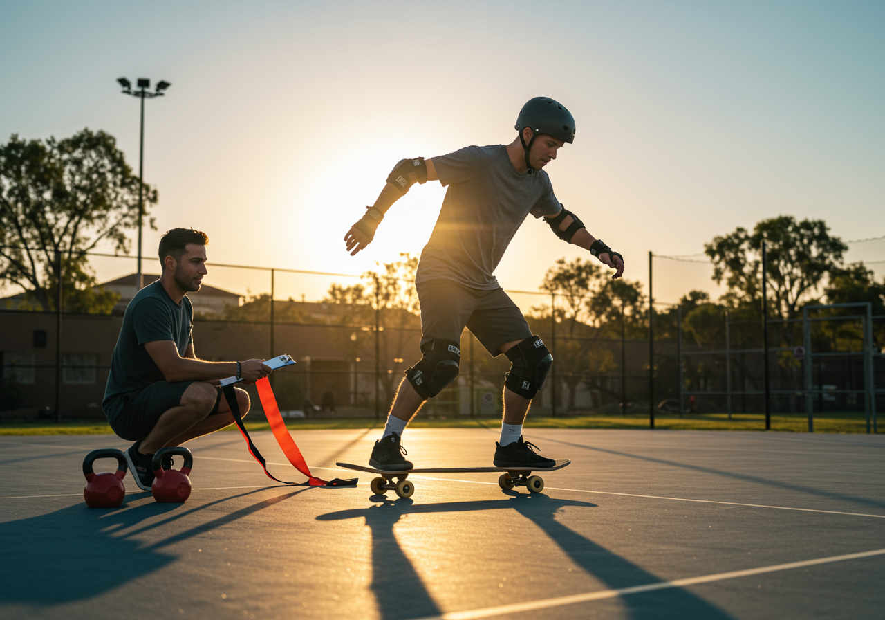 Skateboarding: Balance & Lower Body Strength