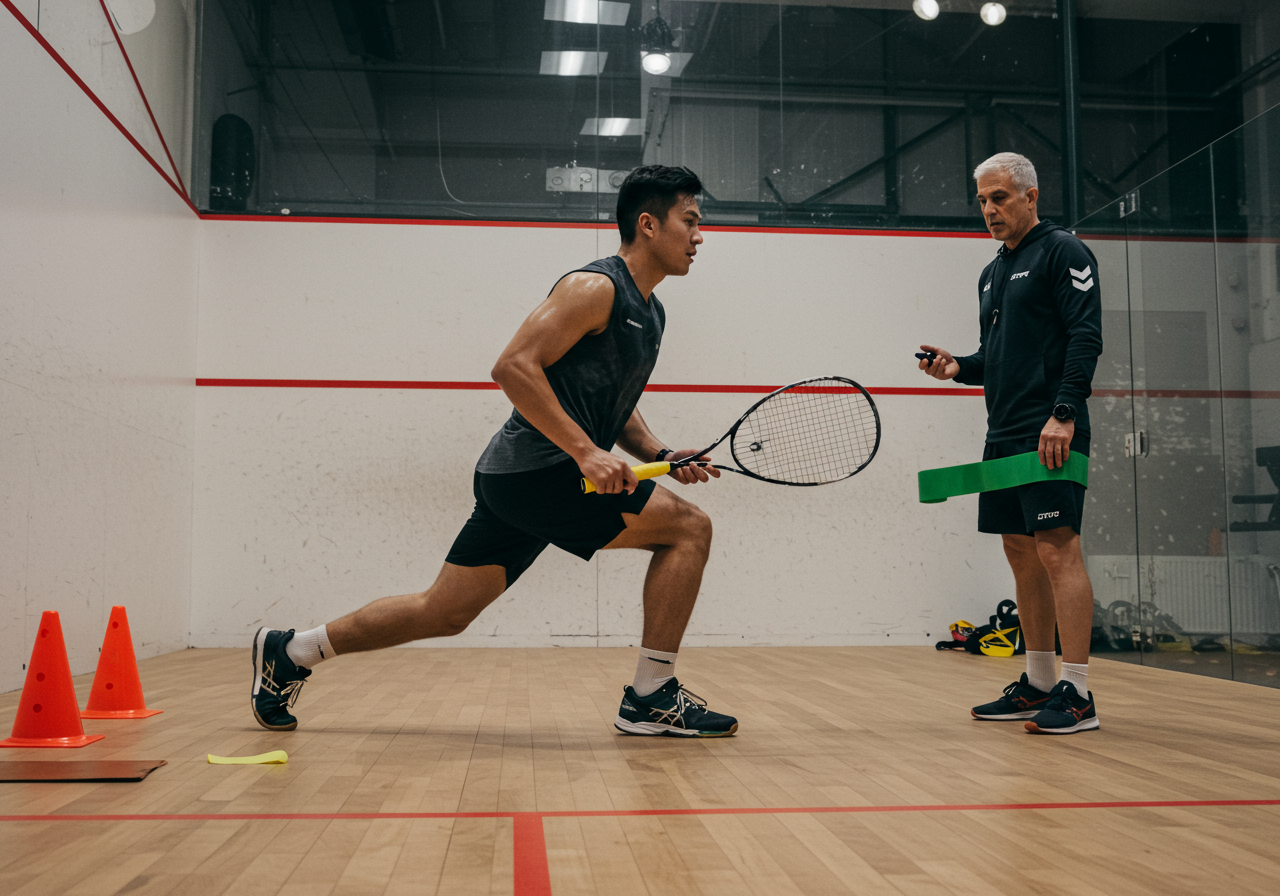 Squash: Short, Powerful High-Intensity Sport