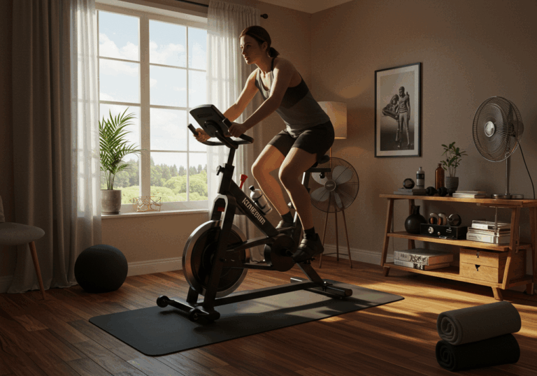Stationary Cycling: Cardio Comfort at Home