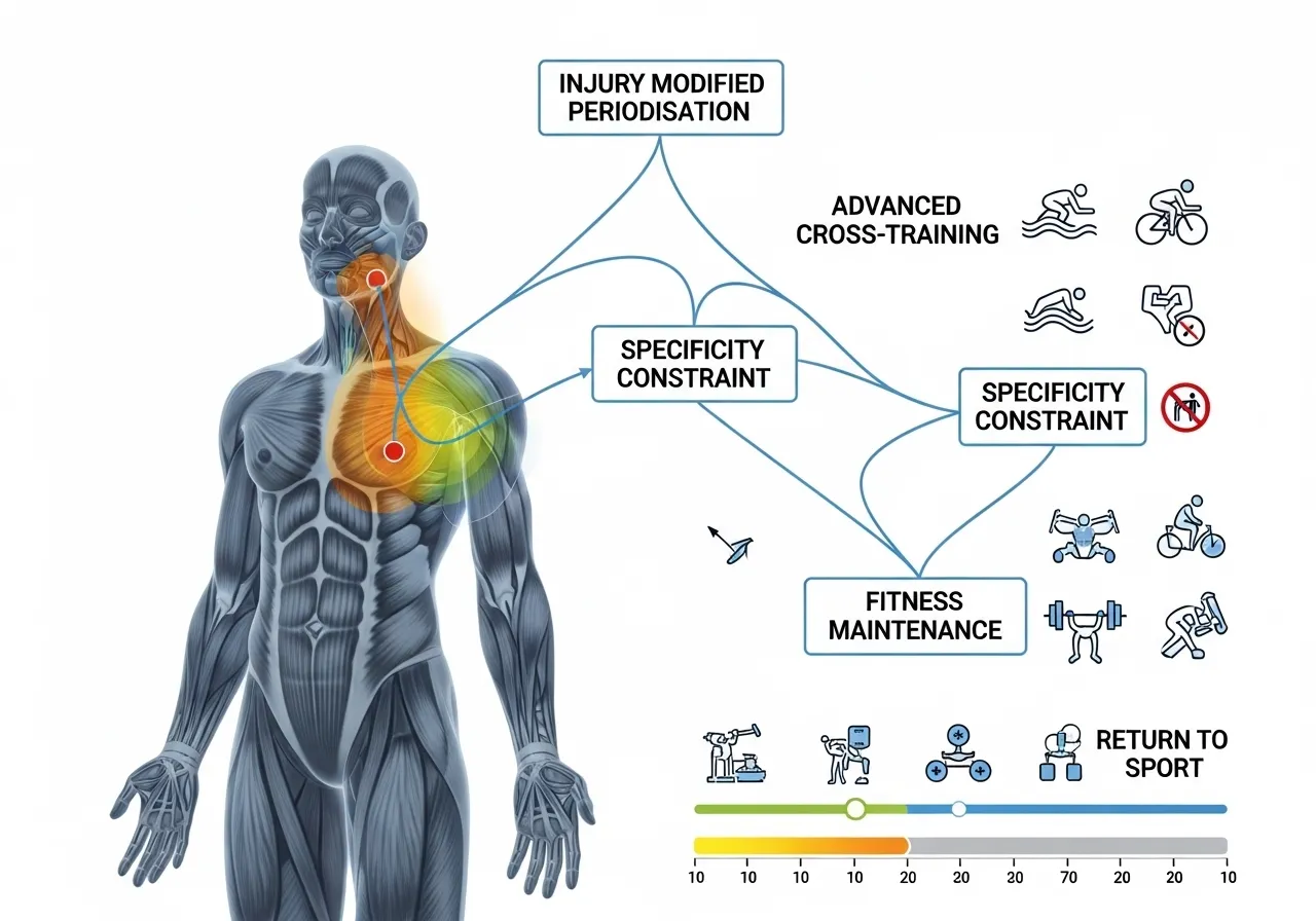 advanced cross-training injury modified periodisation specificity constraint fitness maintenance return to sport