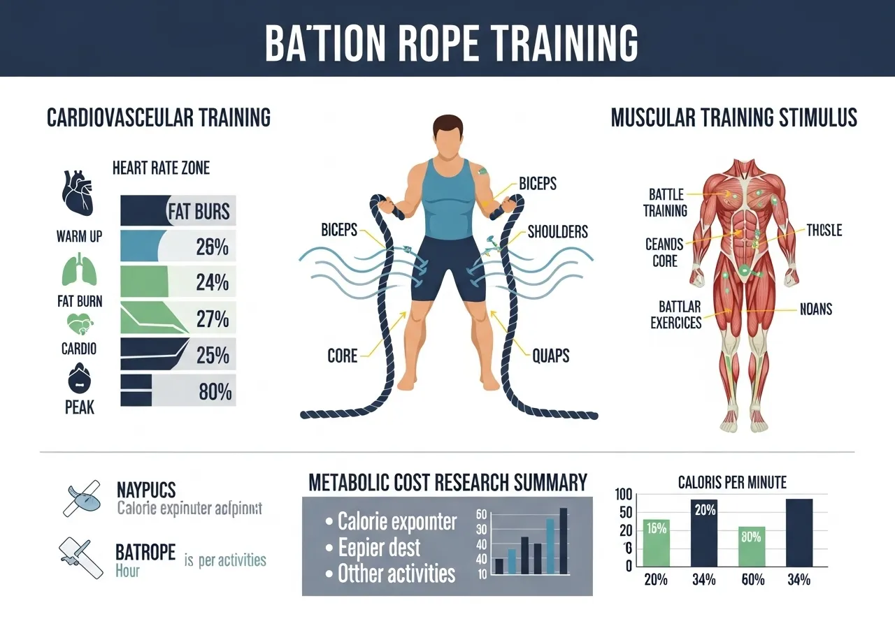 battle ropes metabolic conditioning upper body cardiovascular dual system research