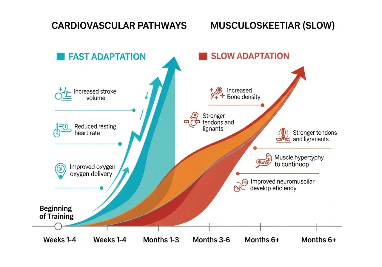 beginner running cardiovascular musculoskeletal adaptation systems