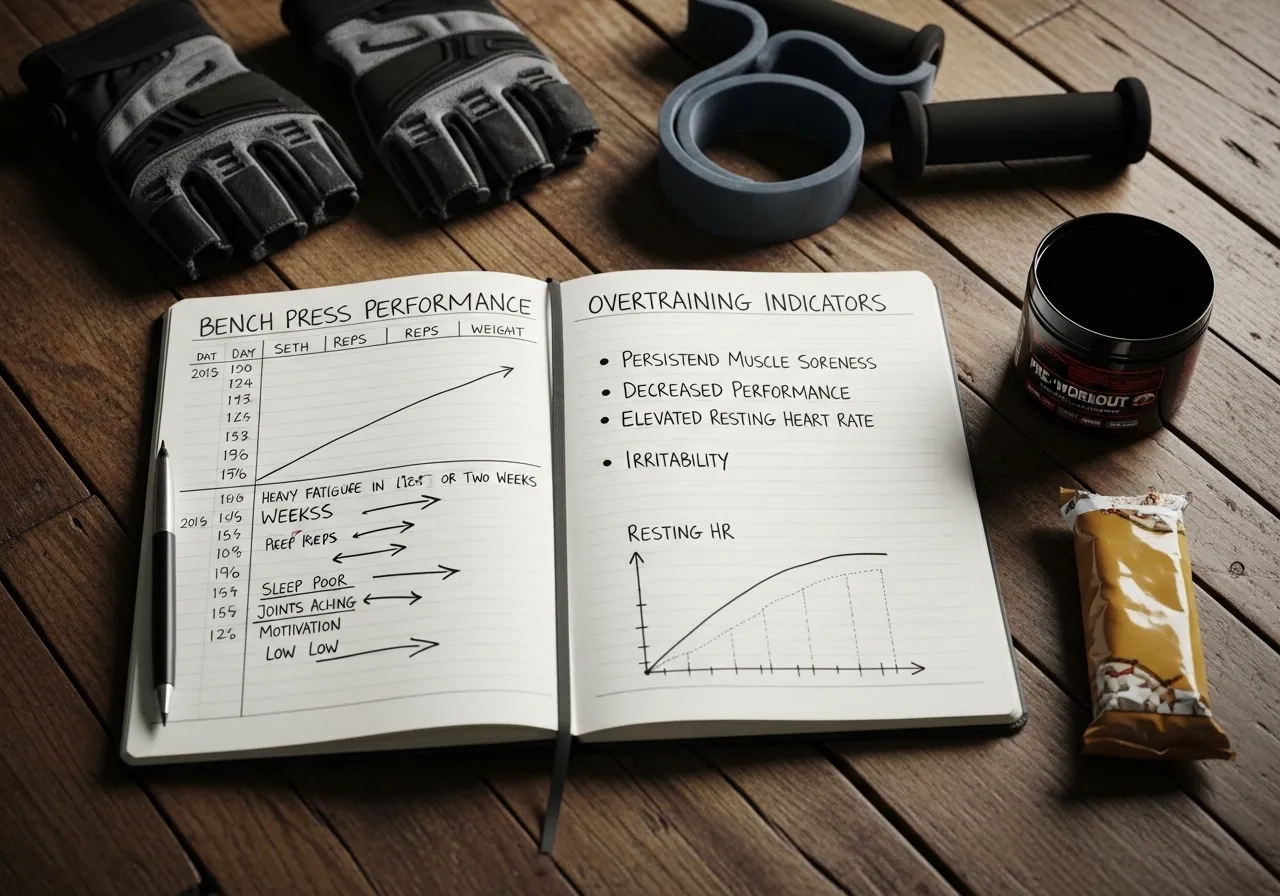 bench press technical inefficiency accumulated fatigue overtraining plateau