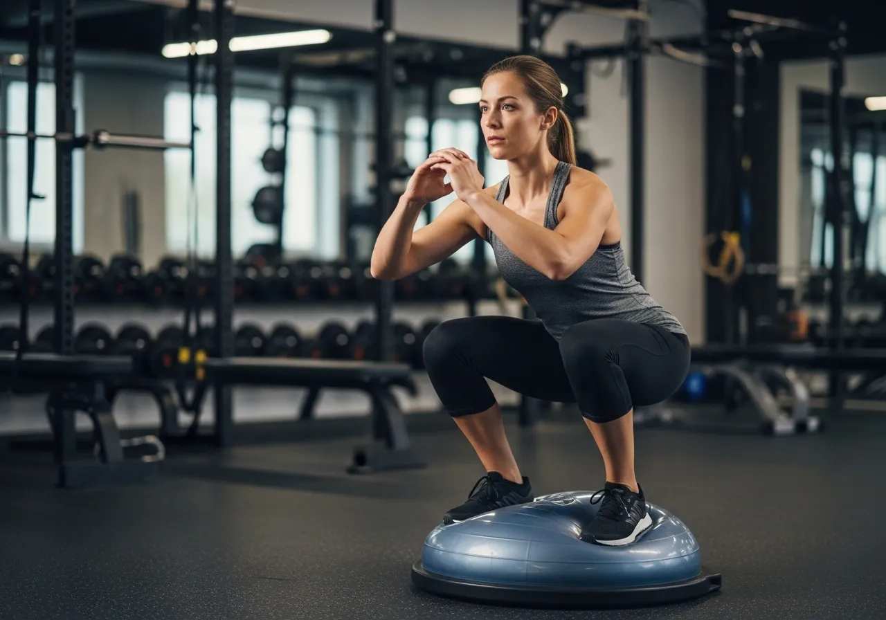 BOSU ball balance training unstable surface exercise