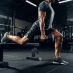 Bulgarian split squat rear foot elevated unilateral leg training