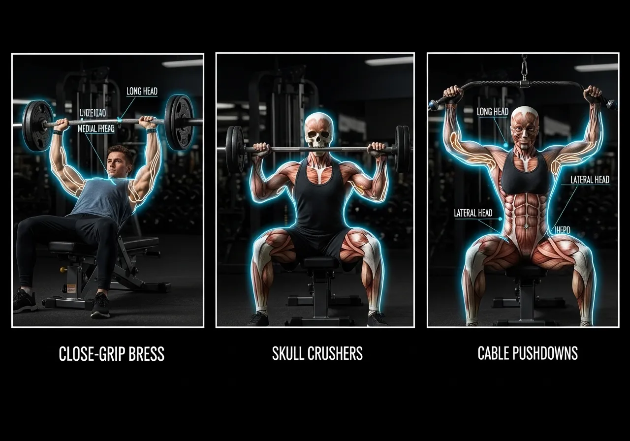 close grip bench press upper chest incline variation clavicular activation