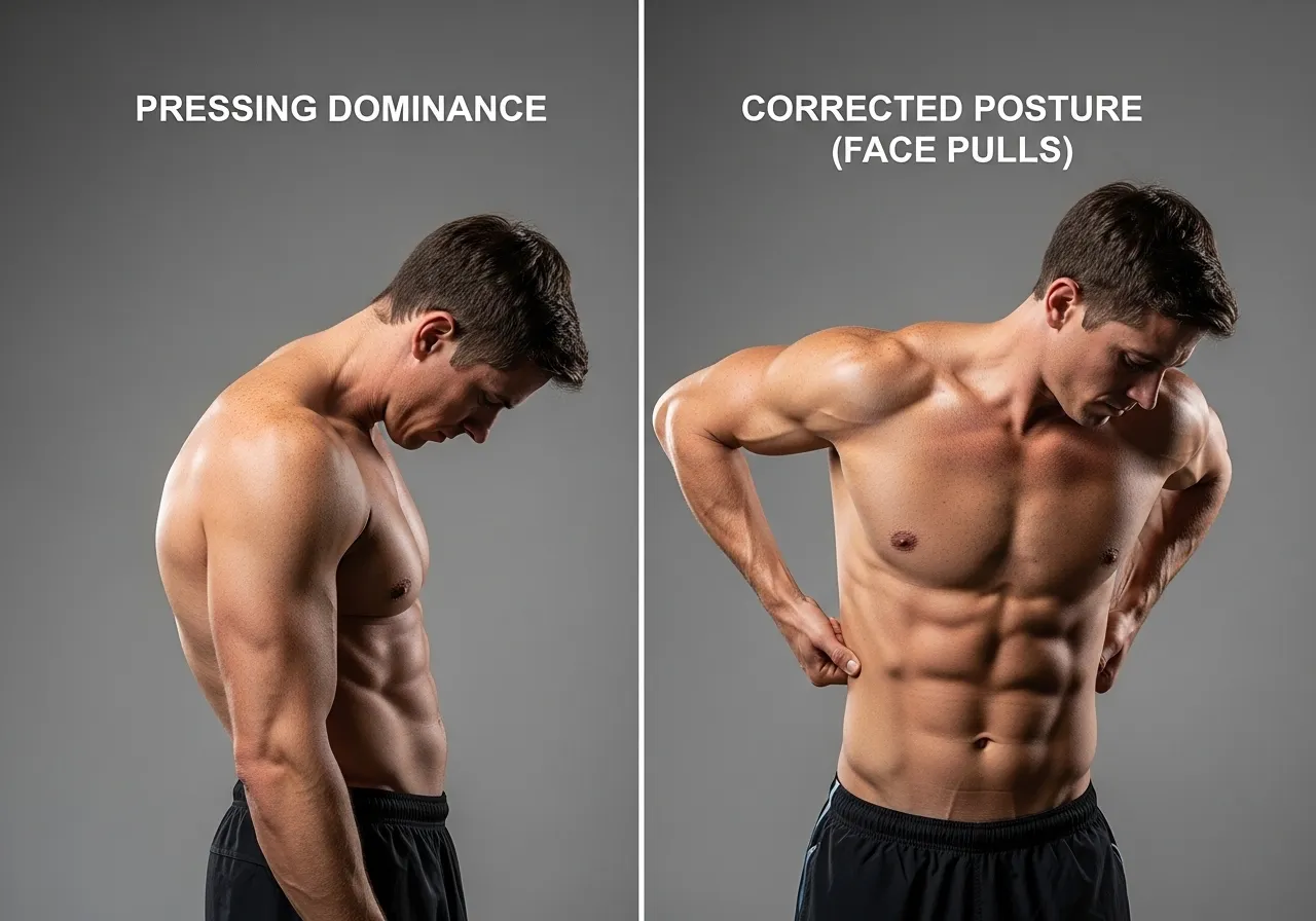 face pull anterior shoulder imbalance pressing posture rounded shoulders