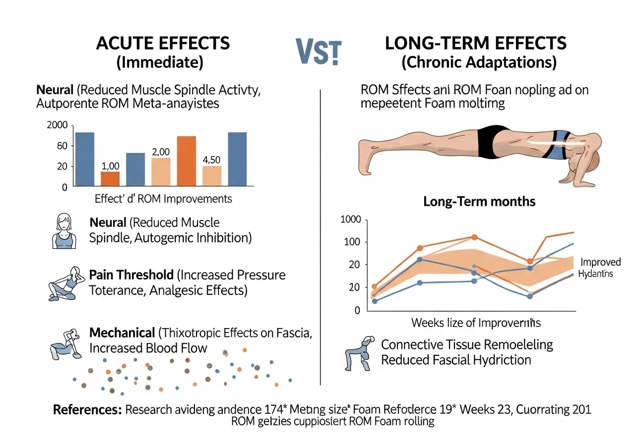 foam rolling acute long term ROM effects research evidence mechanism