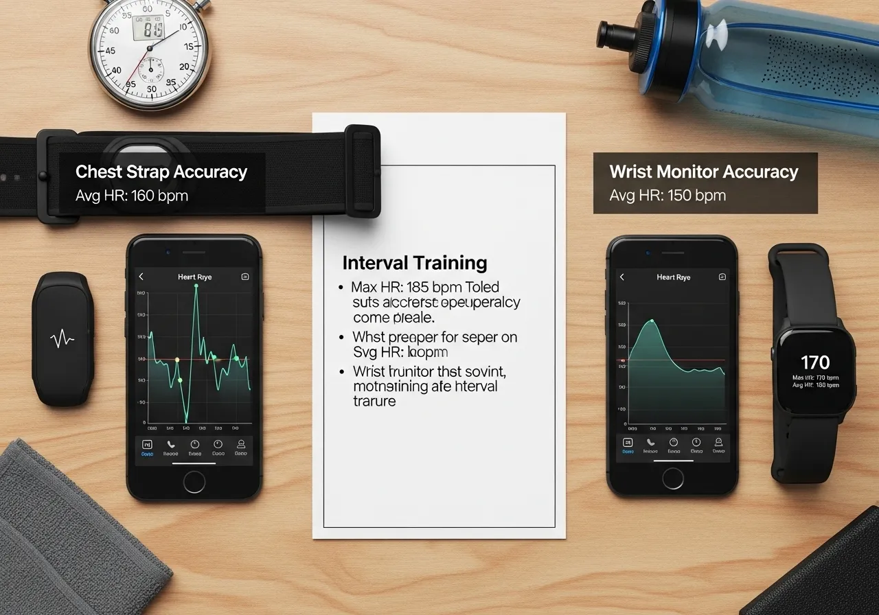 heart rate zone technology chest strap wrist monitor HRV accuracy