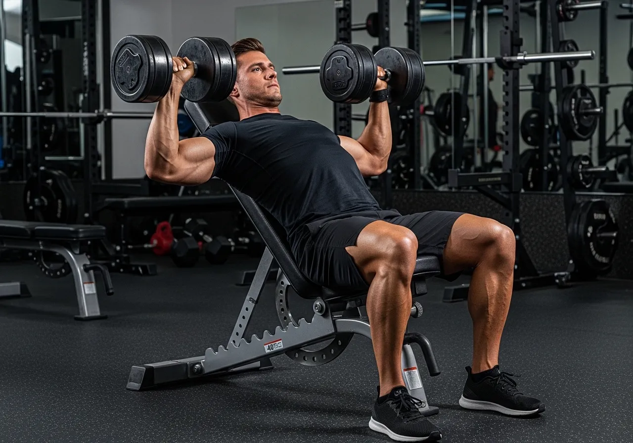 incline dumbbell press upper chest targeting