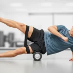 lateral hip tightness IT band foam rolling exercise rehabilitation running knee pain lateral thigh