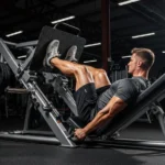 leg press machine 45 degree quad glute lower body development gym