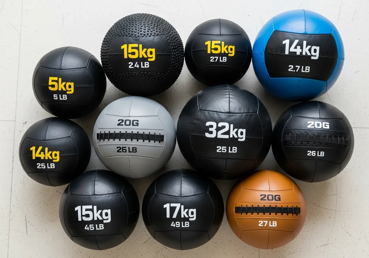medicine ball types slam wall rubber comparison