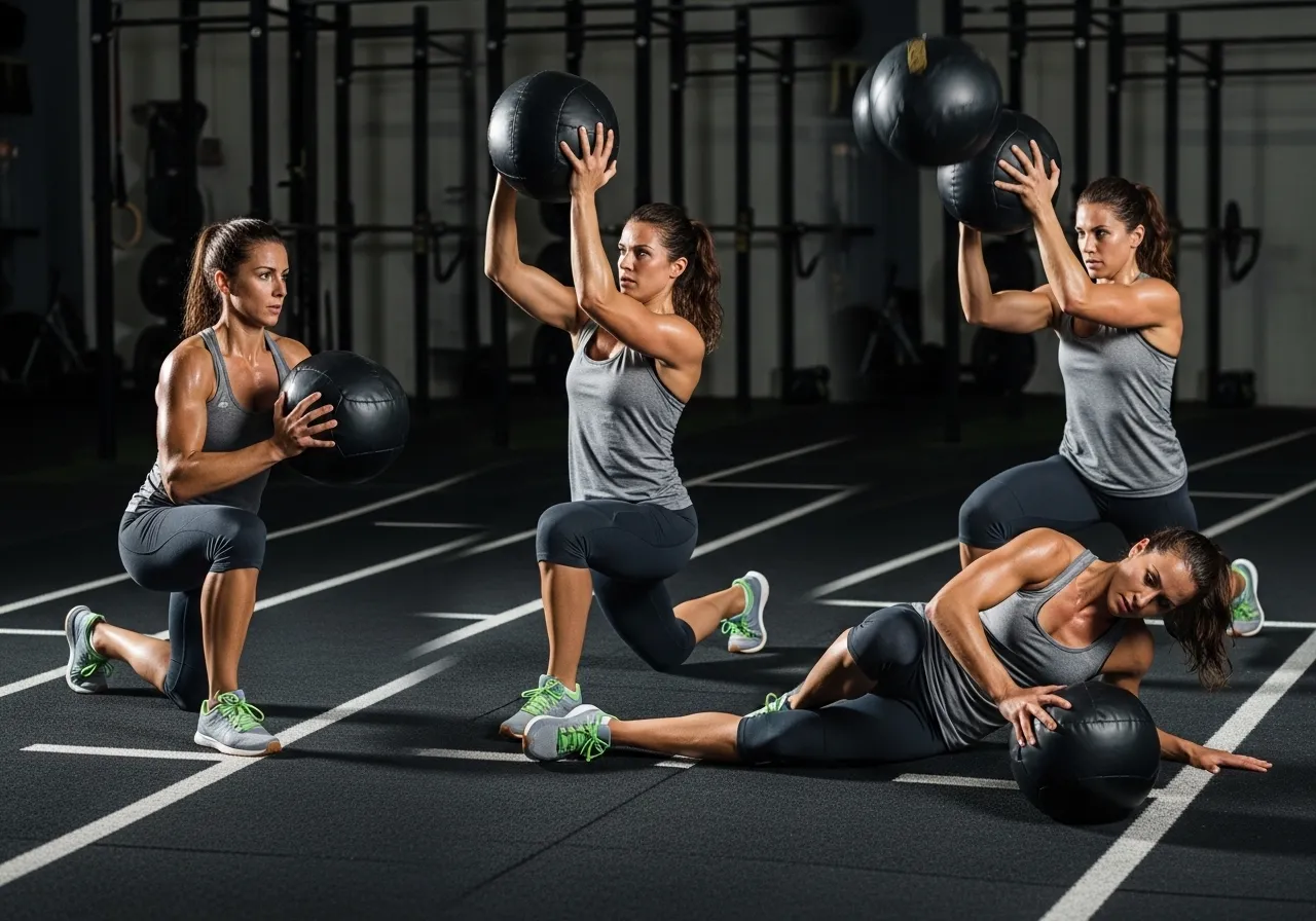 medicine ball workout circuit training full body program