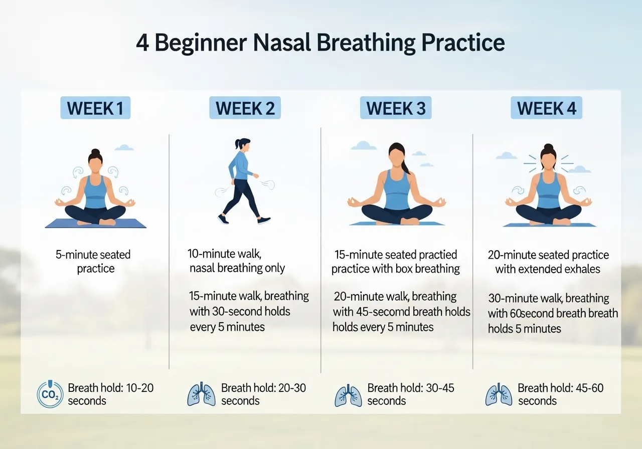 nasal breathing VO2max running economy extended training effects post-exercise recovery Zone 1 intensity indicator limits
