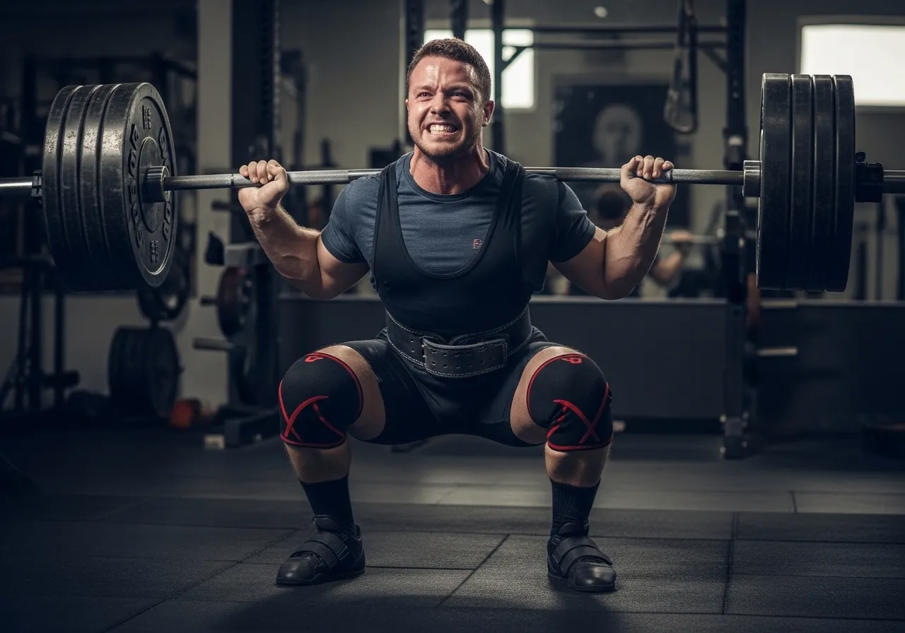 paused squat technique descent bottom position 2-3 second pause active brace ascent dead stop maximal intent