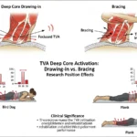 person performing bird dog exercise deep core transversus abdominis TVA spinal stability anti-rotation