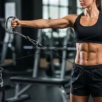 Cable Lateral Raise Guide: The Constant Tension Advantage, EMG Research, and Why It Outperforms Dumbbells for Side Delt Isolation person performing cable lateral raise low pulley crossed cable constant tension lateral deltoid shoulder isolation