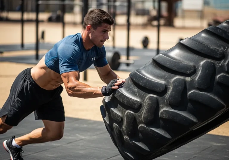 Tire Flip Training: The Science of Full-Body Power, Hip Hinge Mechanics, and Why It Trains What Barbells Cannot