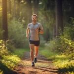 person running easy Zone 1 low intensity polarised training aerobic base 80/20 distribution