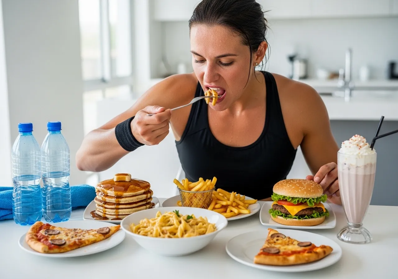 post workout compensation eating cardio calories appetite hunger