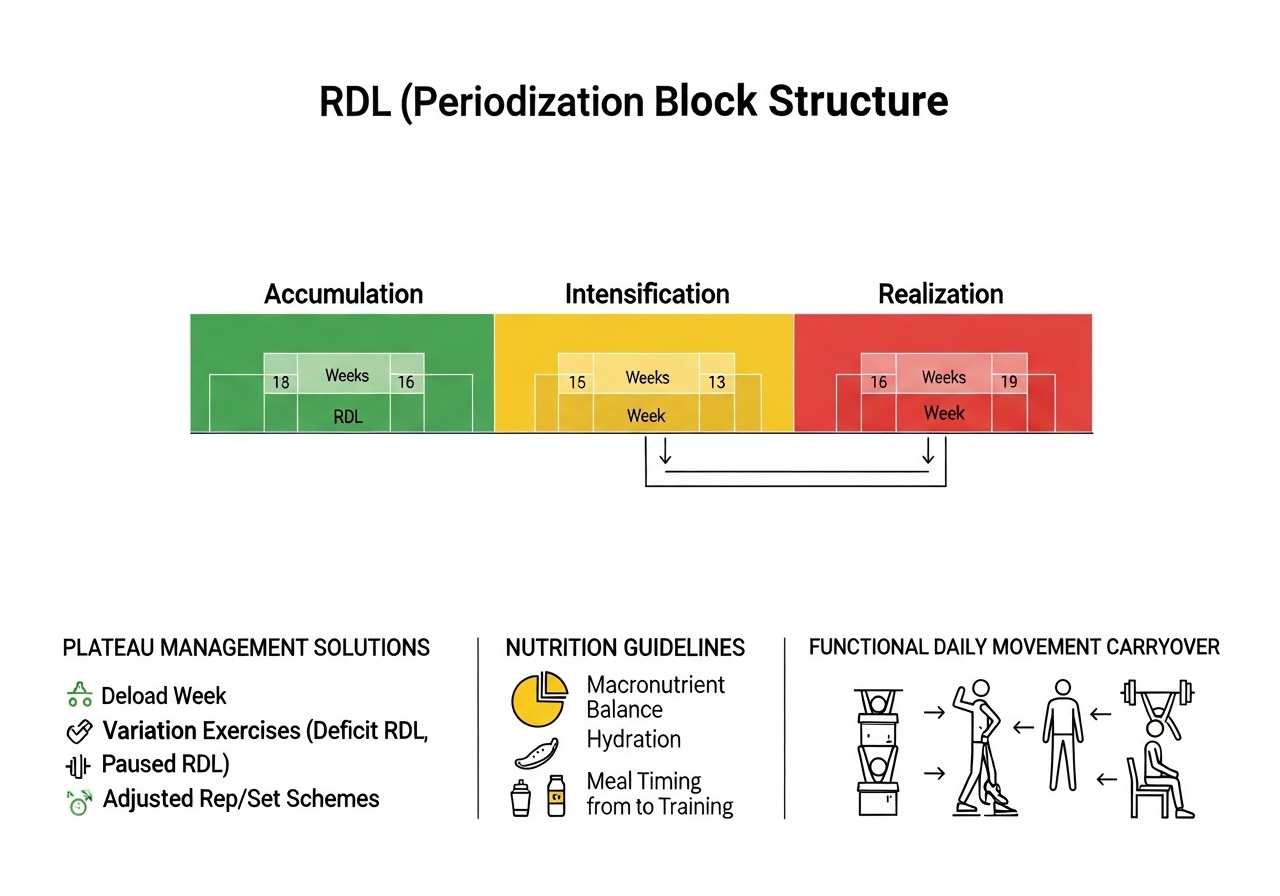 RDL long term periodization plateau management nutrition recovery daily movement
