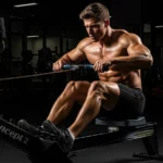 rowing machine ergometer full body cardio posterior chain gym workout