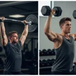 Dumbbell Shoulder Press vs Barbell: Which Builds Better Shoulders and When to Use Each shoulder press dumbbell barbell difference anterior deltoid rotator cuff activation