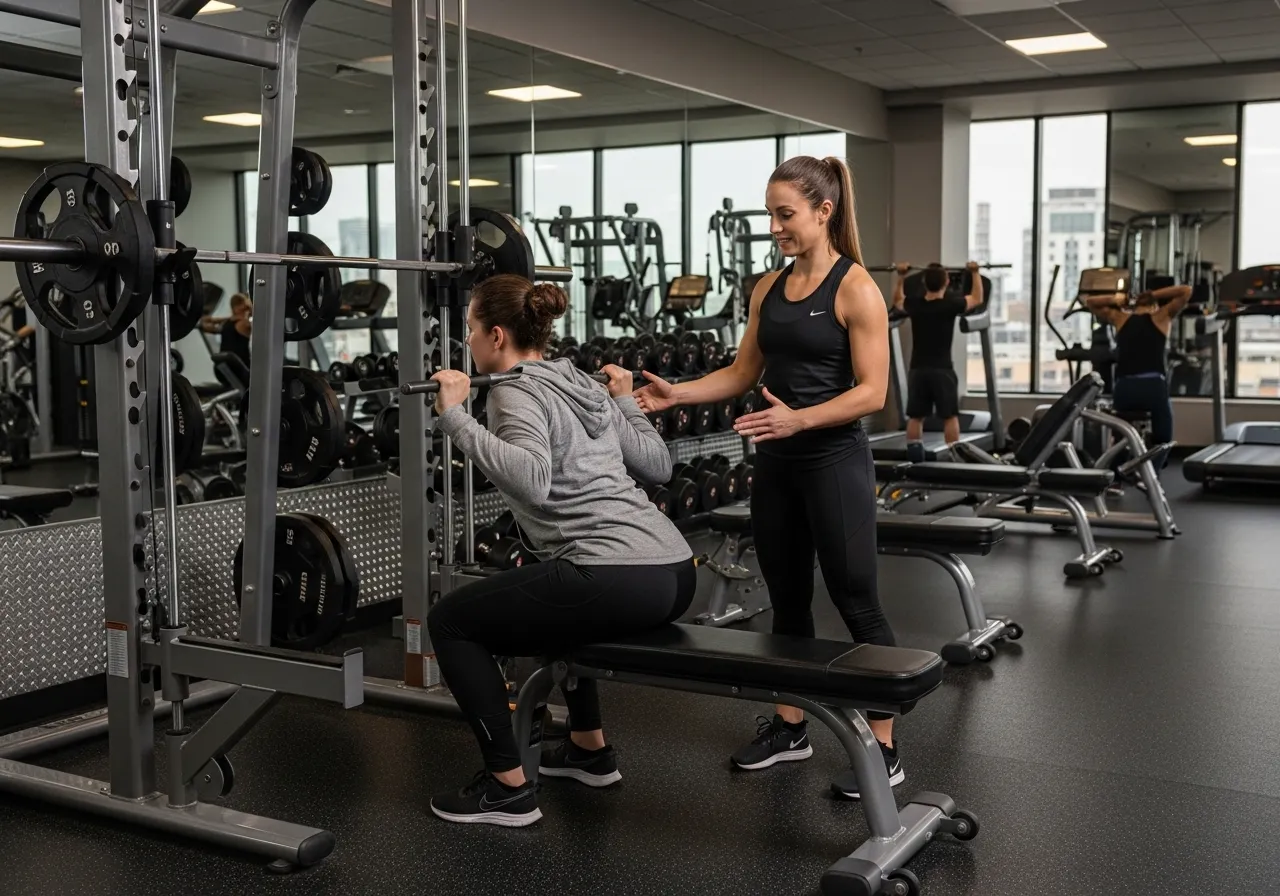 Smith machine exercises beginners rehabilitation training